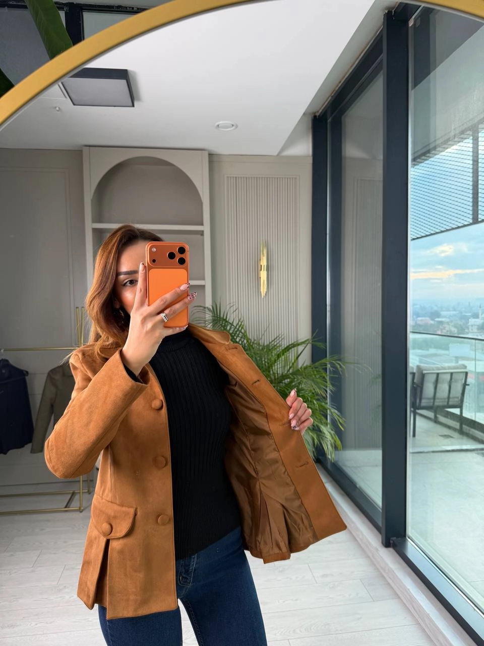 Taba%20Vatkalı%20Astarlı%20Premium%20Nubuk%20Süet%20Ceket