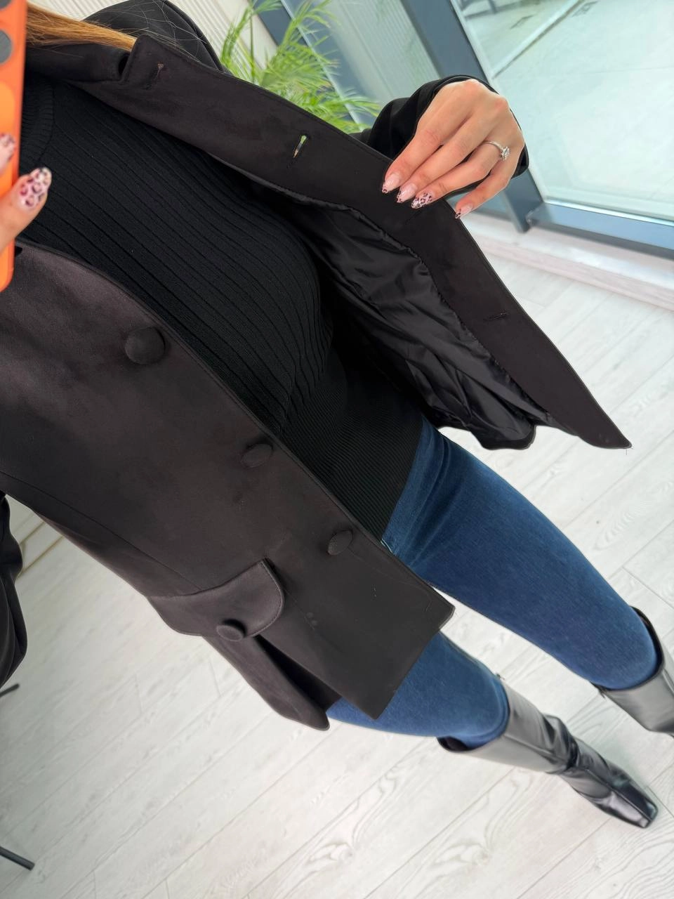 Siyah%20Vatkalı%20Astarlı%20Premium%20Nubuk%20Süet%20Ceket