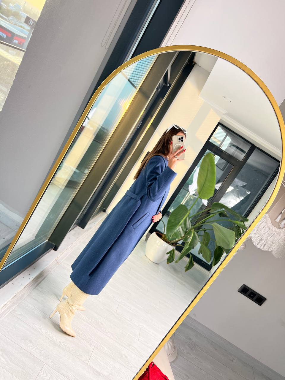 Lacivert%20Balıksırtı%20Astarlı%20İthal%20Lüks%20Kaşe%20Uzun%20Kaban