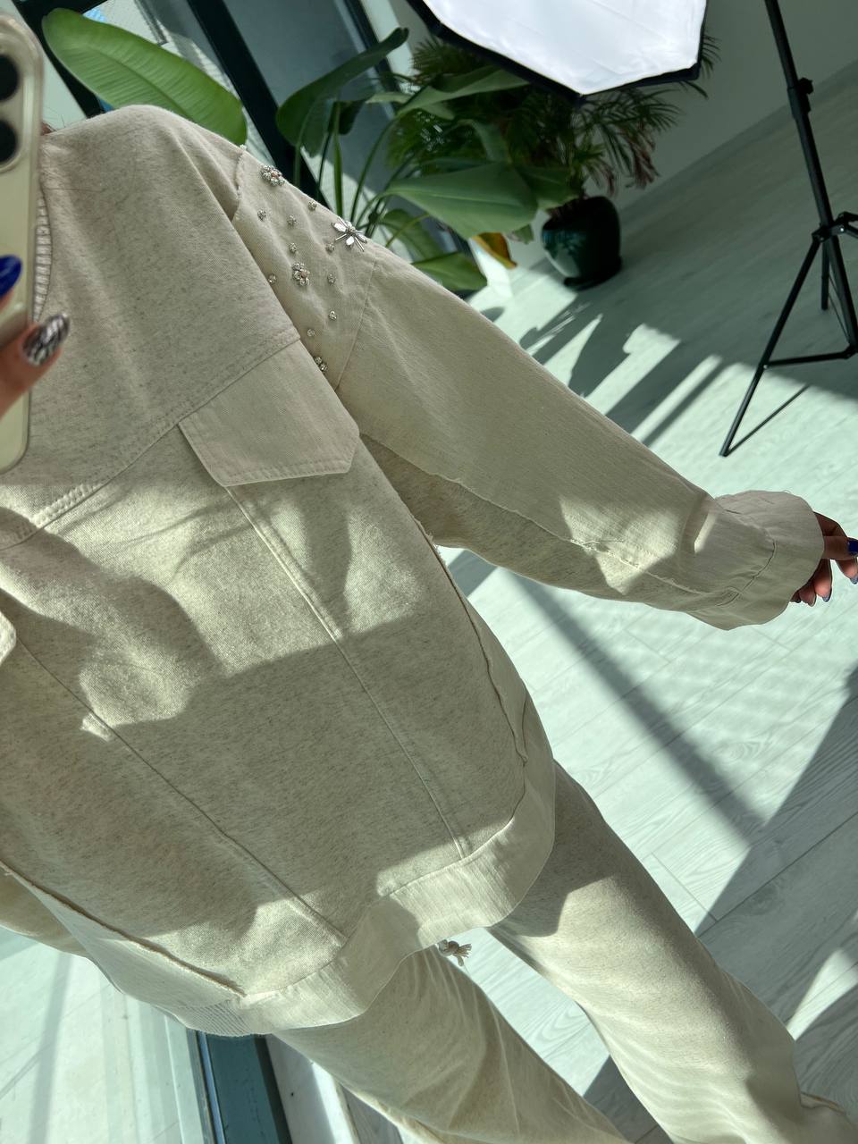 Lüks Kalite Omzu Taş Detaylı Zara Model Takım