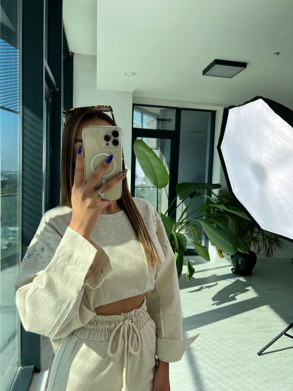 Lüks Kalite Omzu Taş Detaylı Zara Model Takım