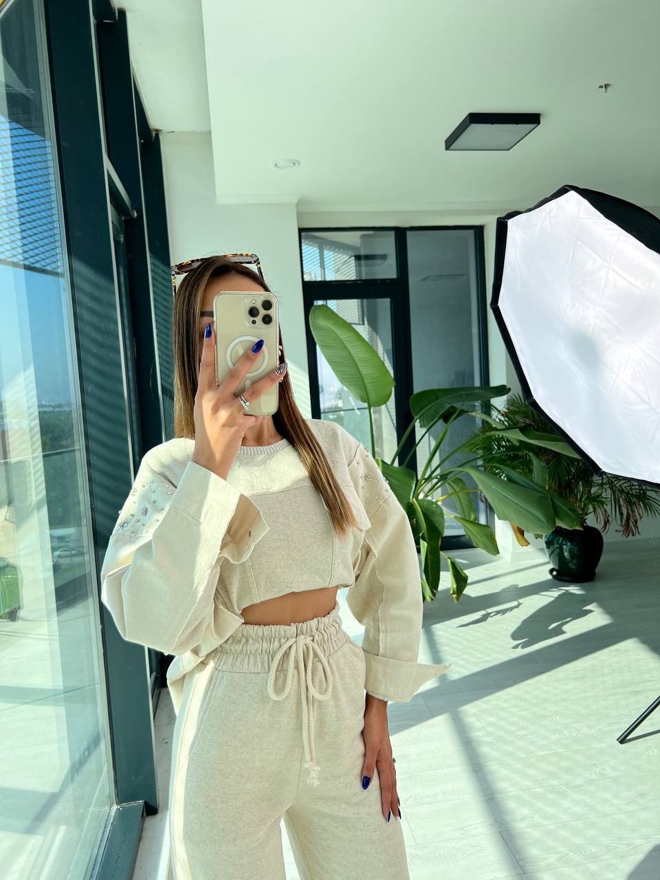 Lüks Kalite Omzu Taş Detaylı Zara Model Takım