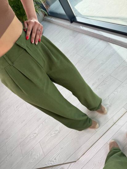 Yeşil Premium Keten Pantolon