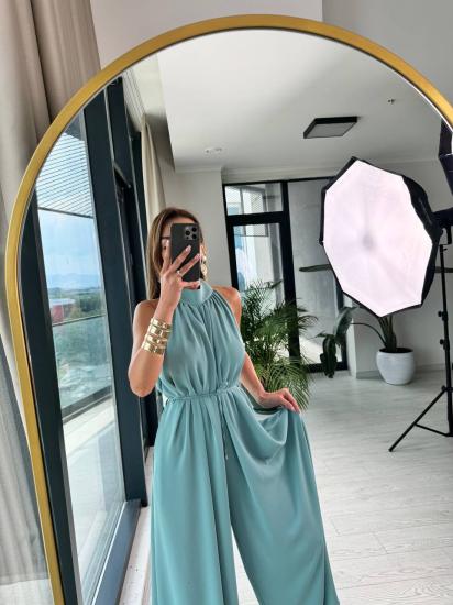 Mint Tasarım İpekli Krep Kumaş Salaş Tulum