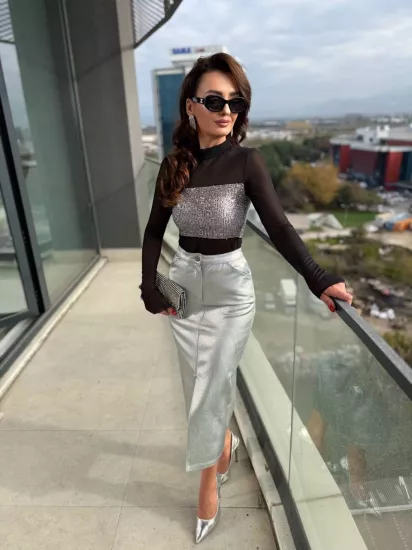 Silver Mumlu Kaplama Kalem Etek