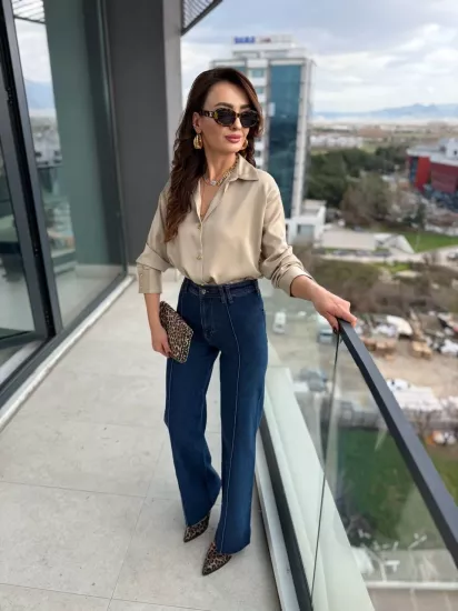 Full Likralı Zra Marka Jean Pantolon