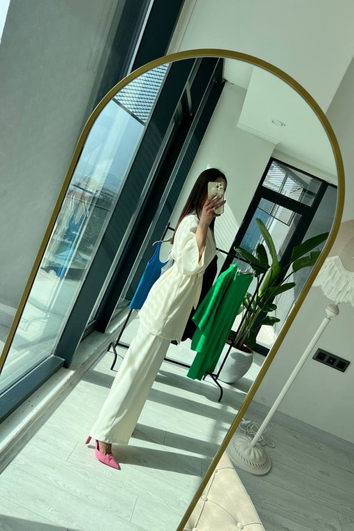 Ekru Kimono Takım