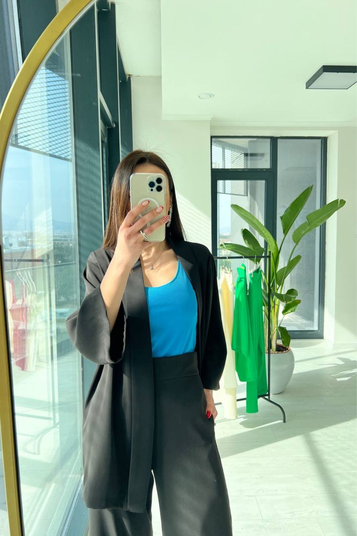 Siyah Kimono Takım