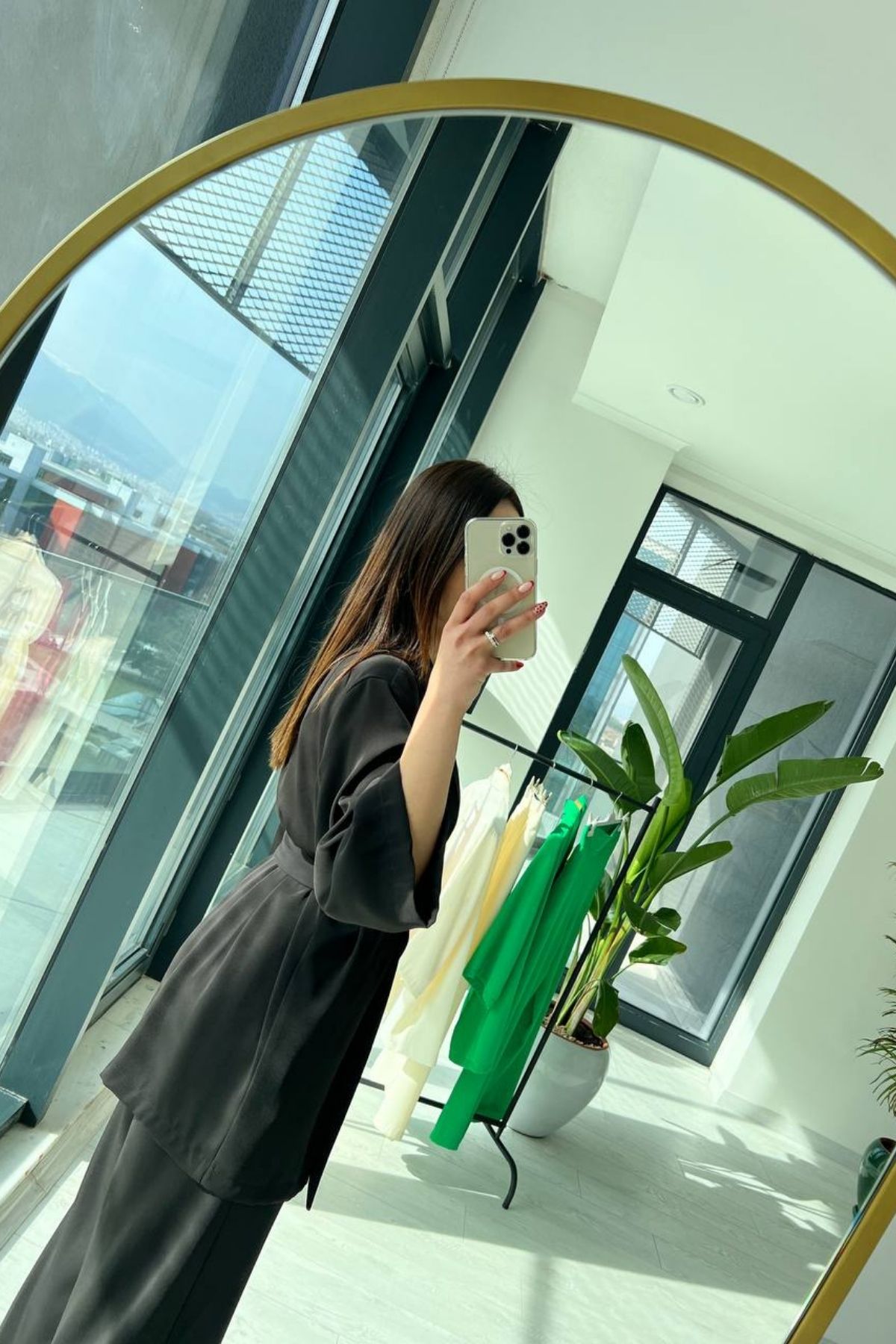 Siyah Kimono Takım