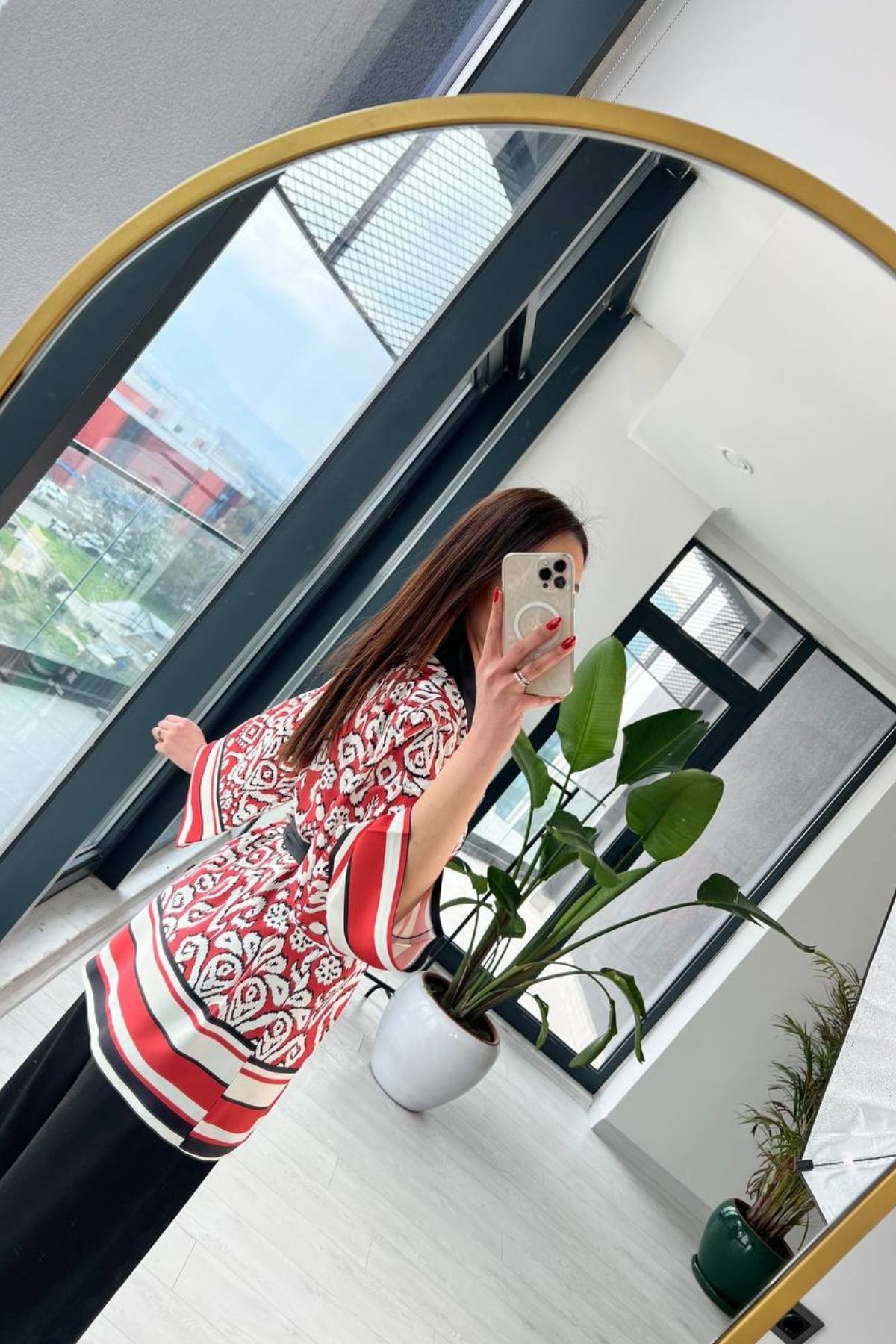 Kırmızı%20Premium%20Saten%20Kuşaklı%20Kimono%20Pantolon%20Takım