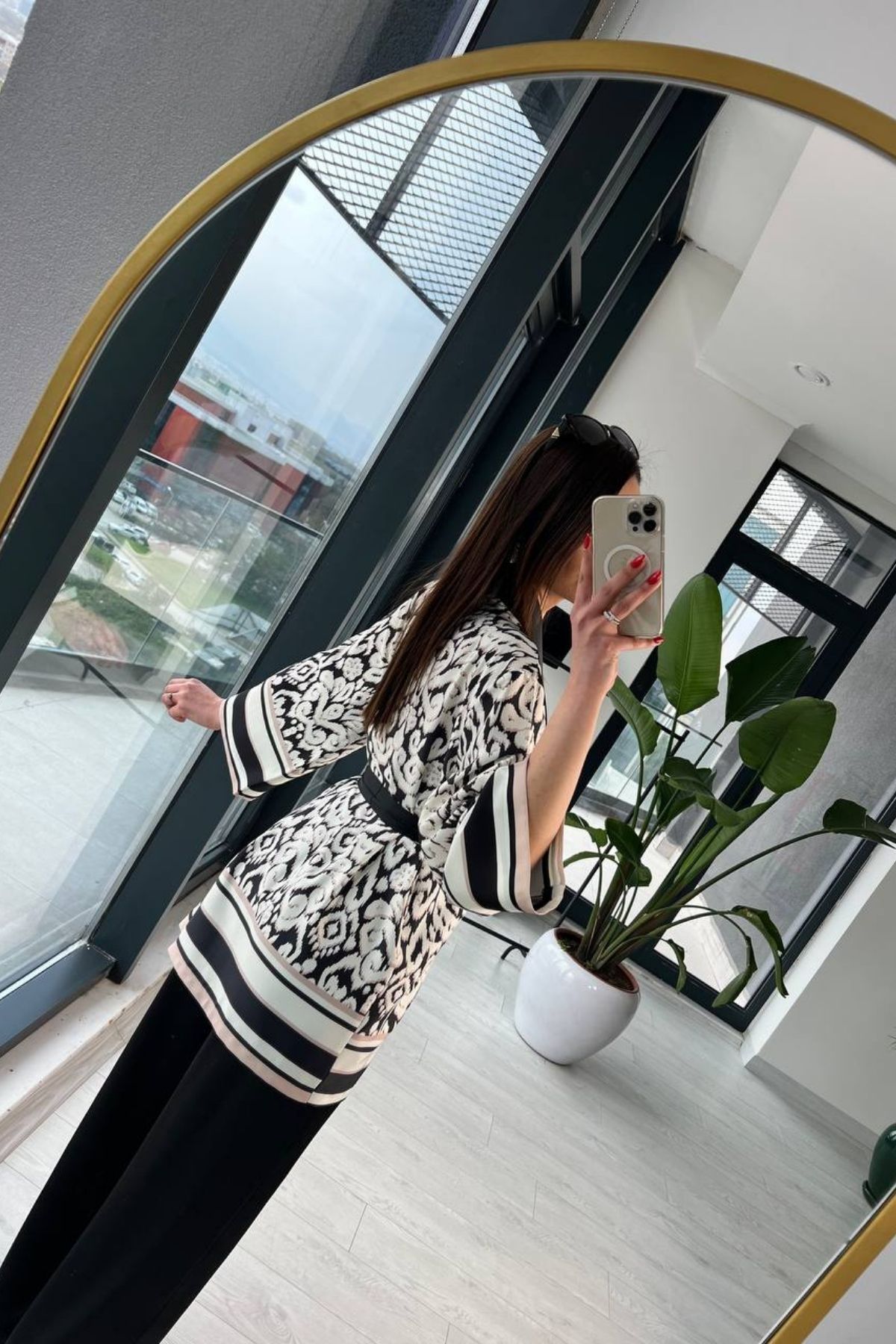 Siyah%20Premium%20Saten%20Kuşaklı%20Kimono%20Pantolon%20Takım