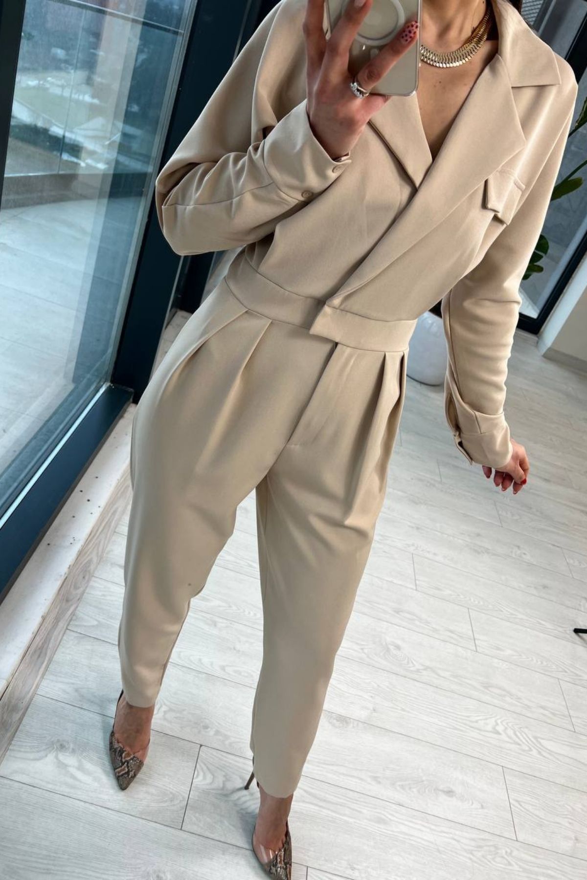 Za.ra Model Tasarım Bej Tulum