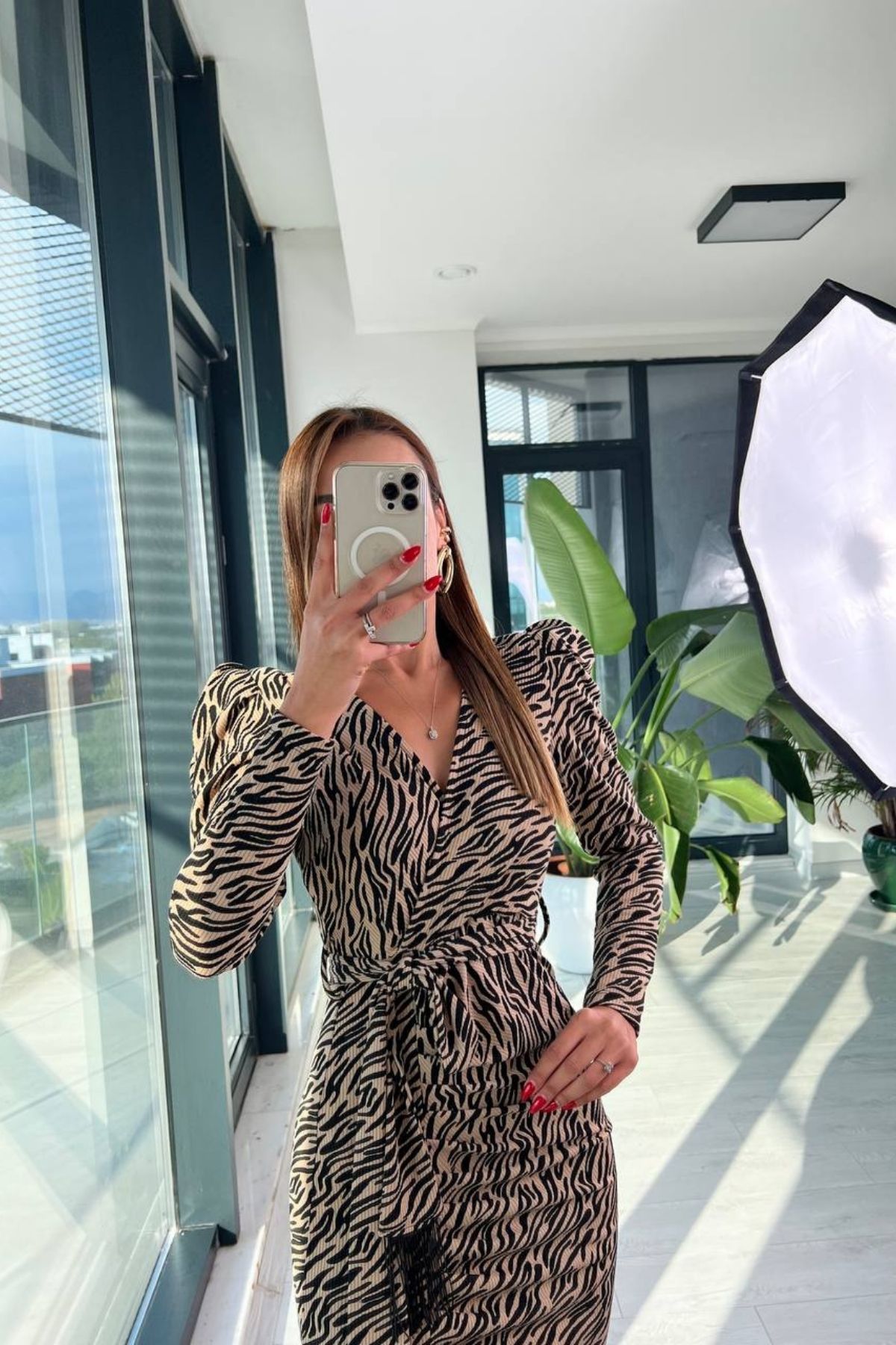Zebra%20Desen%20Fitilli%20örme%20Krep%20Kumaş%20Kalem%20Elbise
