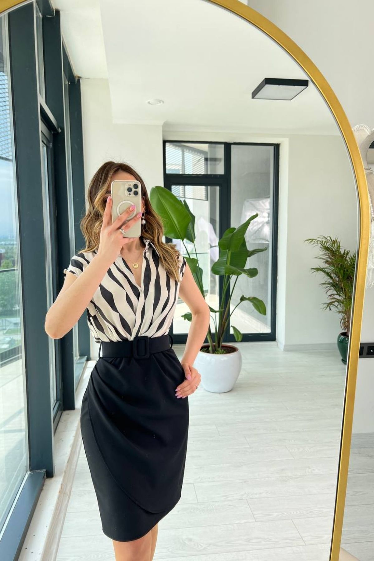 Duble%20Kemerli%20Premium%20Kolsuz%20Elbise