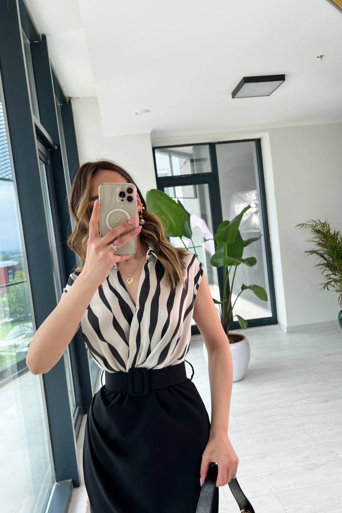 Duble%20Kemerli%20Premium%20Kolsuz%20Elbise