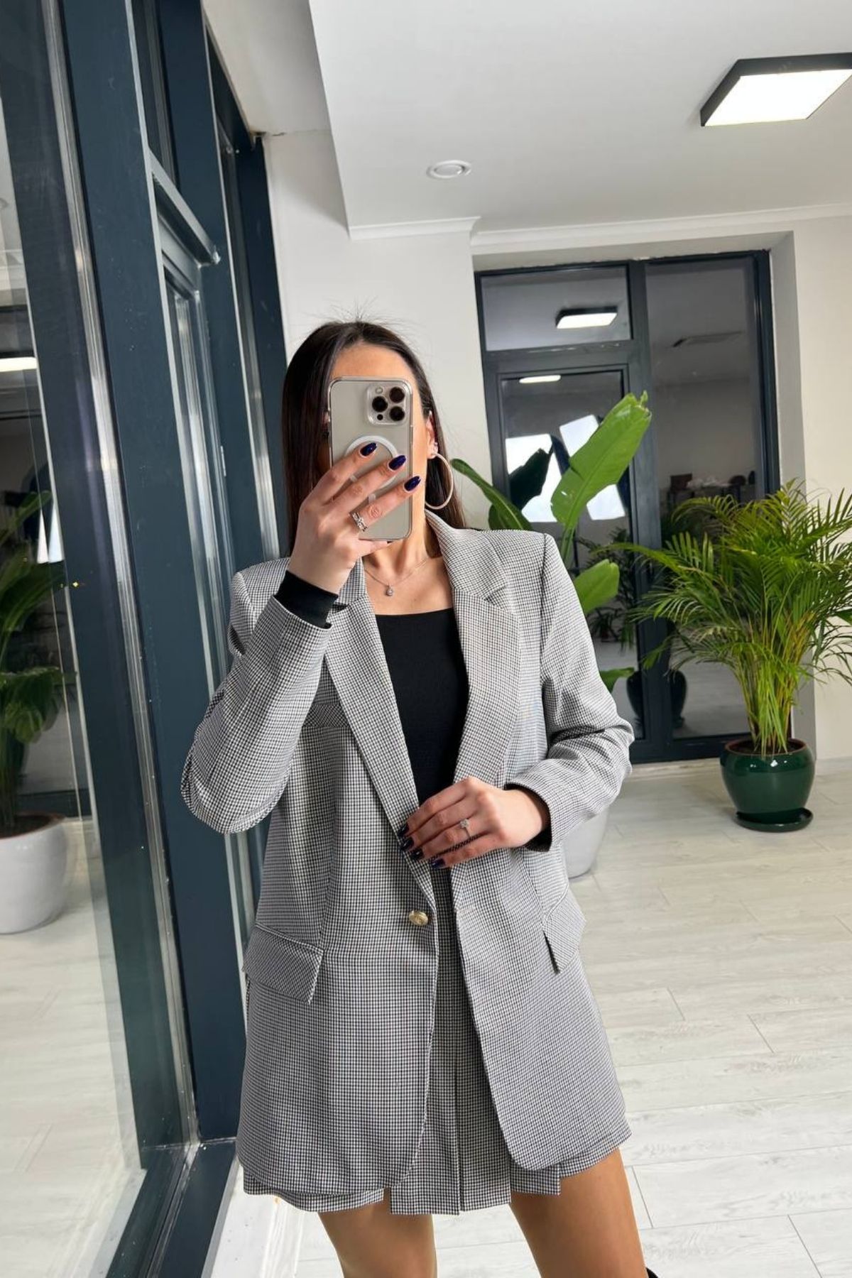 Tasarım Pitikare Şort Etek Ceket Takım