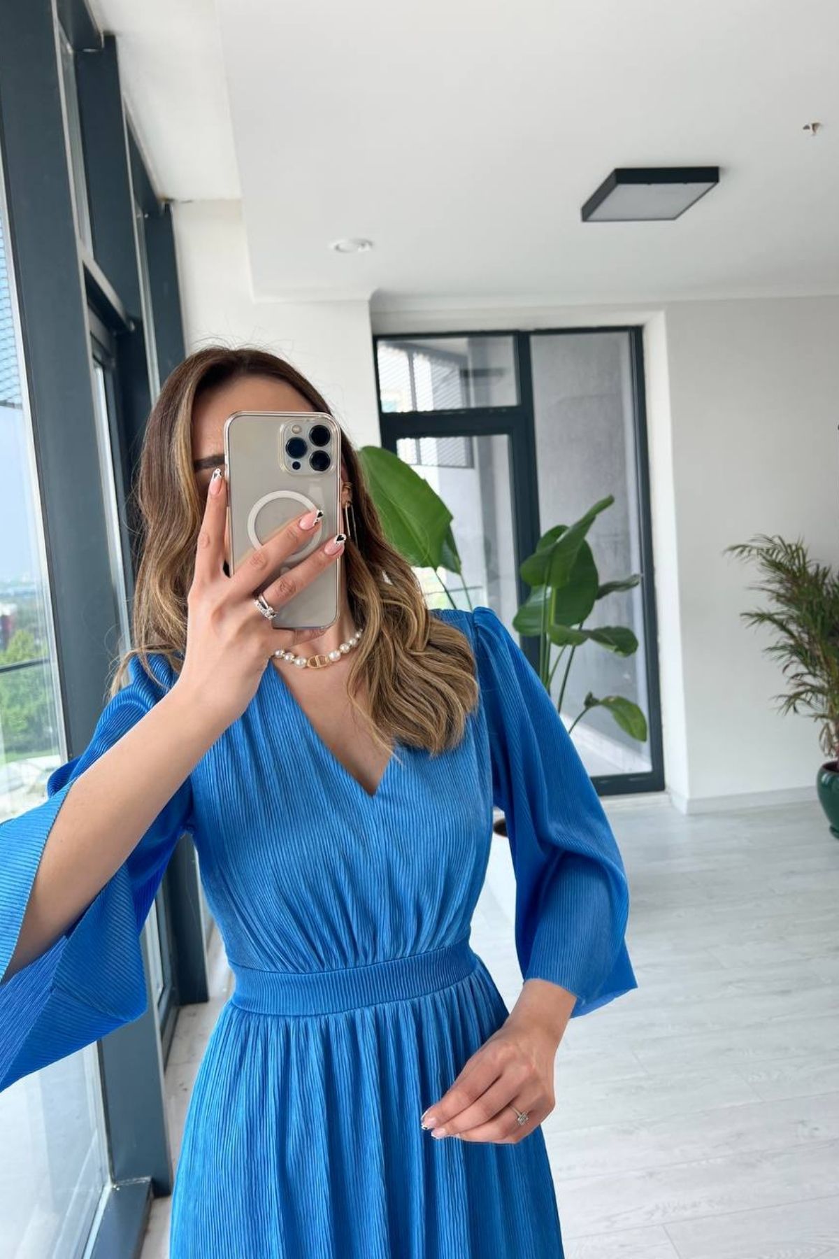 Mavi%20fitilli%20parıltı%20kumaş%20astarlı%20elbise
