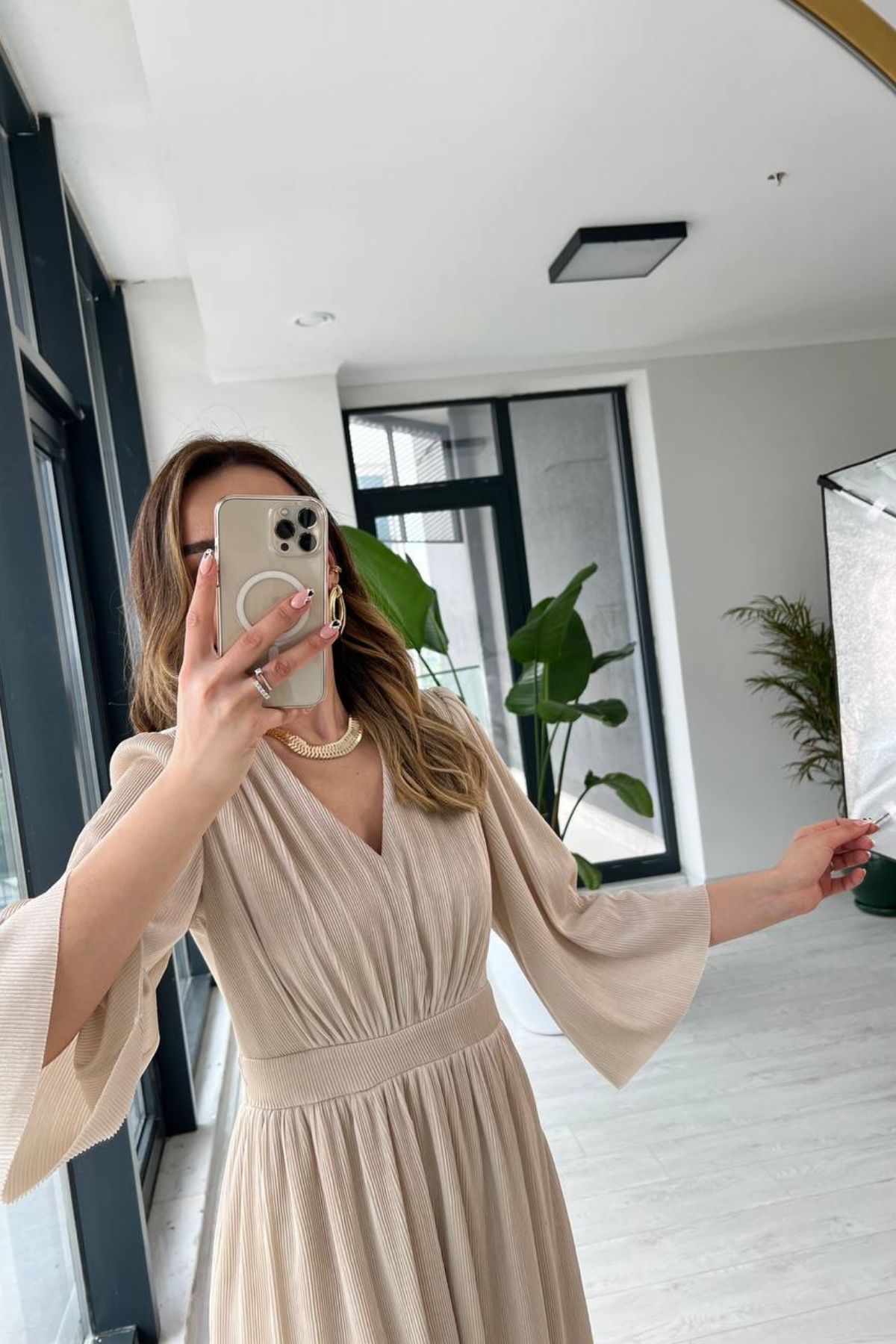 Taş%20rengi%20fitilli%20parıltı%20kumaş%20astarlı%20elbise