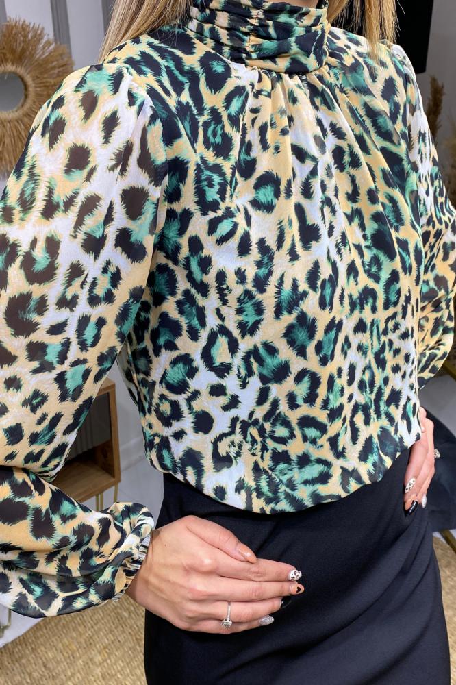 Yeşil%20Leoparlı%20Veroni%20Elbise
